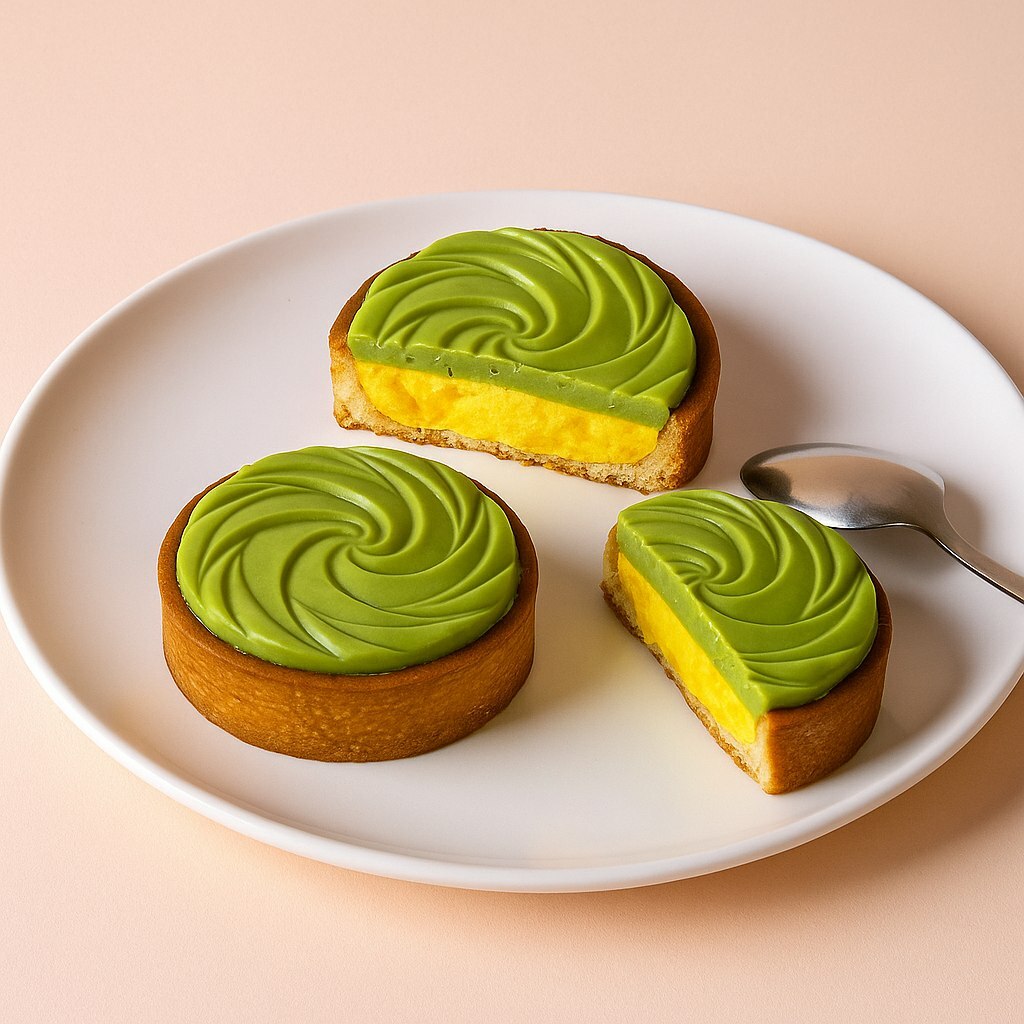 Тарт "манго-матча" Тарт "манго-матча"