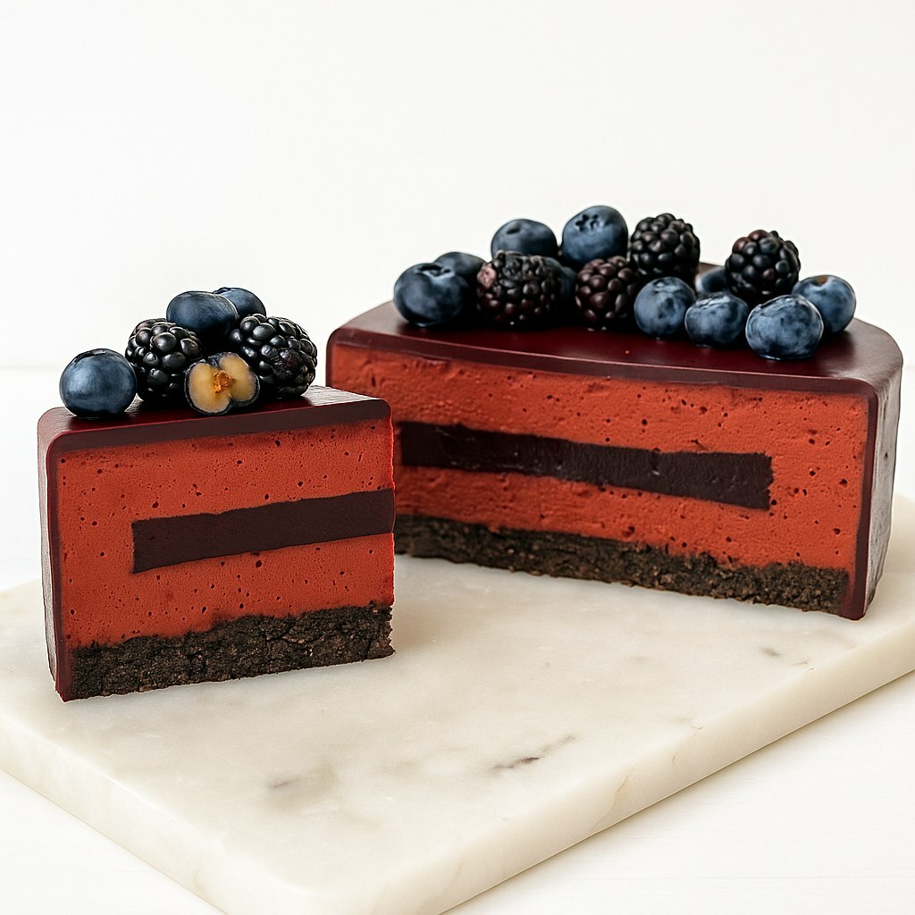 Торт муссовый "Черника" Торт муссовый "Черника"