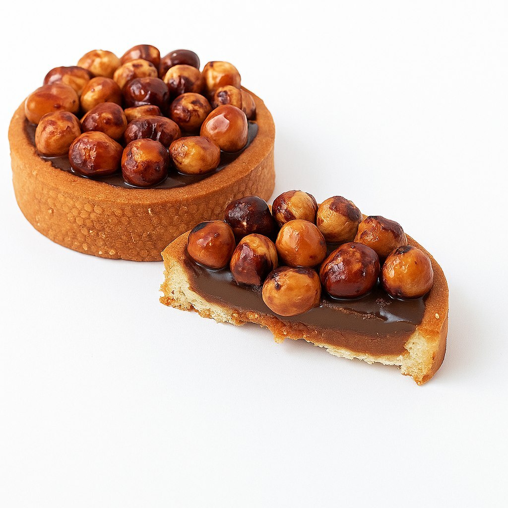 Тарт с карамелью и орехами Тарт с карамелью и орехами